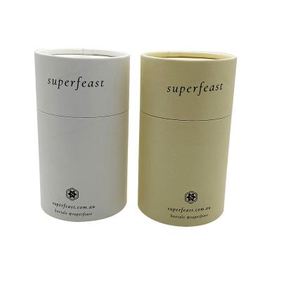 China Biodegradable Elegant Round Shape Cardboard Box Cylinder Tea Gift Cylindrical Tea Paper Tube Packaging Packaging for sale