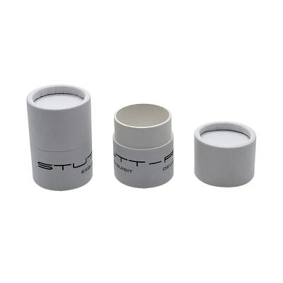 China Biodegradable Custom Elegant White Round Tea Gift Box Food Grade Cylinder Shape Cardboard Shape Paper Tea Packaging Cylindrical Tube for sale