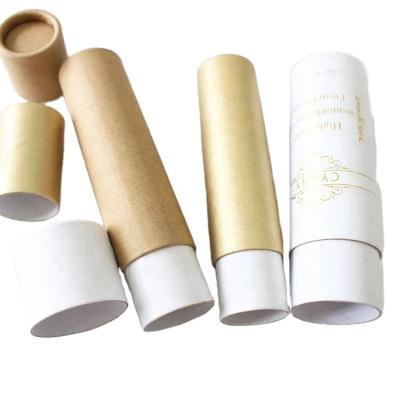 China Biodegradable Custom Round Cardboard Tubes Cylinder Packaging Paper Cardboard Tube For Underwear Clothes Packaging for sale