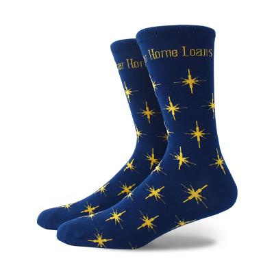 China Wholesale High Quality Breathable Design Your Own Logo Men Dress Socks for sale