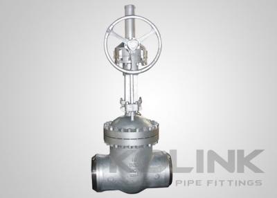 China Butt-welded Cast Steel Gate Valve Bolted Bonnet Outside Screw & Yoke for sale