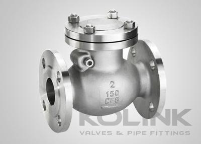 China Stainless Steel Swing Check Valve, CF8 CF8M CF3 CF3M Flanged API EN DIN JIS for sale