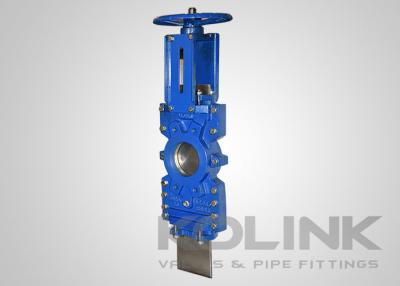 China O-port Knife Gate Valve Through Conduit 2-Pc Knife Valve , Bubble Tight Sealing for sale