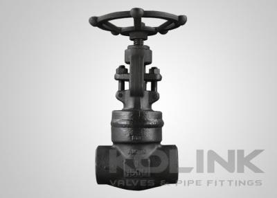 China Welded Bonnet Forged Steel Globe Valve Handwheel NPT Threaded Class 800-2500 for sale