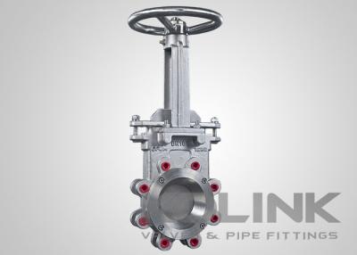 China Wear-resistant Knife Gate Valve With SS Or Ni-hard Deflection Cone for sale