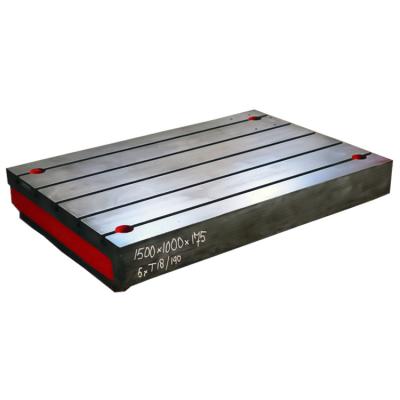 China High quality measuring tools cast iron t slot bed plates Cast Iron Surface Plate for sale