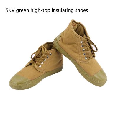 China Yellow Insulative 5KV Insulation Shoes Protective Electric Rubber Work Safety Shoes Sneakers for sale