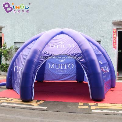 China Factory Direct Sale Eco-friendly Inflatable Spider Tent With Removable Doors Inflated Canopy Marquee for sale