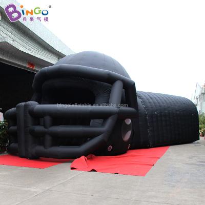 China Newly Design Attractive Inflatable Event Helmet Tunnel For Sports Entrance for sale