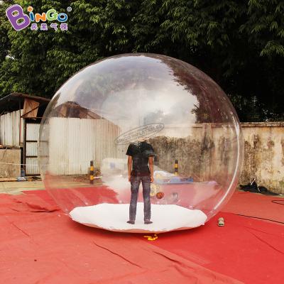 China Inflatable Christmas for Party/Wedding/Exhibition Xmas/Event Christmas Xmas Balls Transparent Snowflake Inflatable Theme Model for sale