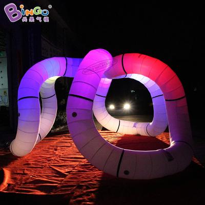 China Star Inflatable Hanging Light For Party/Exhibition/Event Exquisite Decoration Portable Inflatable Led Light 6m Length For Events for sale