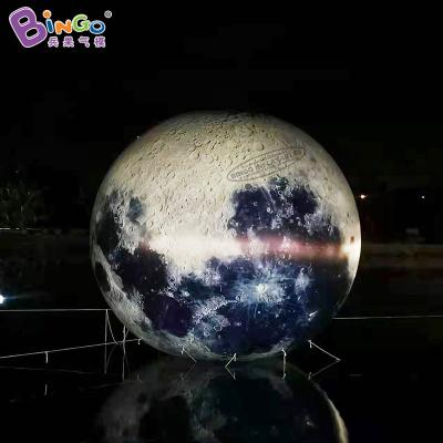 China Event Customized PVC Globe Planets Model Inflatable Moon Balls For Decoration for sale