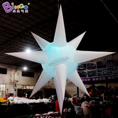 China Inflatable LED Light Model for Party/Wedding/New Inflatable Decoration Party Show/Event Hanging Star with Changeable Light and LED Blower for sale