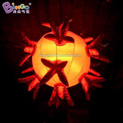 China Inflatable LED Light Model For Party/Wedding/Exhibition/Event Customized Diameters Inflatable Flower Balloon LED Star Lighting Inflatable Toy for sale