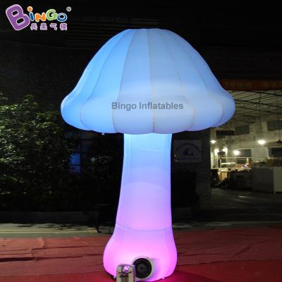 China Hot Sale Event Lighting Mushroom Inflatable Flowers Scatter Artificial Plants For Indoor Outdoor Ornament for sale