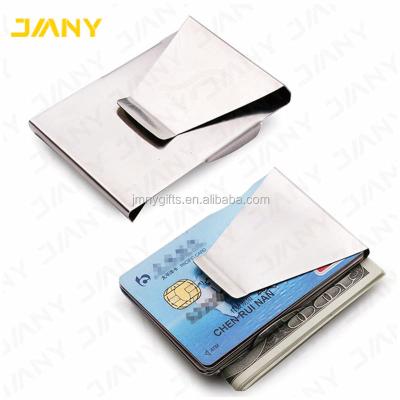 China Custom Europe Logo Money Clips With Credit Card Holder VMoney Clip Card Holder for sale