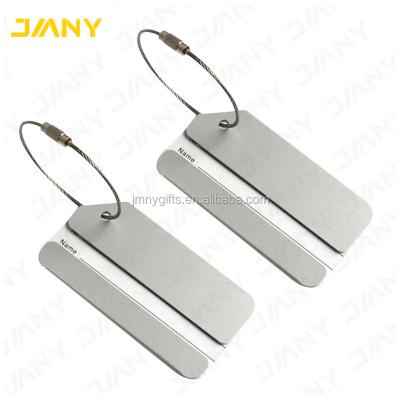 China Custom Metal Airplane Aluminum Airline Luggage Tag With Logo for sale