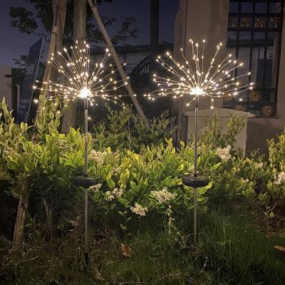 China 8 Function Garden 200 LED Fireworks Solar Light Lamp Waterproof /Outdoor Solar Garden Light for sale