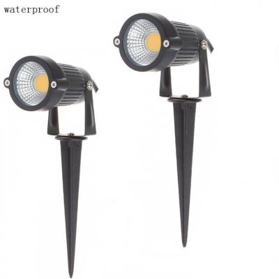 China LANDSCAPE Gate Pillar Outdoor Waterproof Spotlight Spike Lamp 5w High Voltage Lawn Led Garden Light for sale