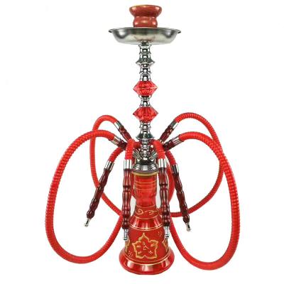 China Wholesale Smooking Shisha China Good Guality 21inches SHISA 2 Hose 3 Hose 4 Hose Hookah For Bar for sale