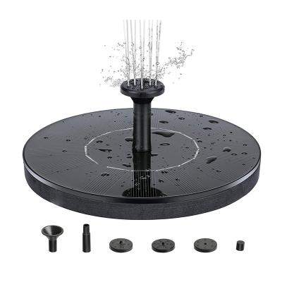 China Hot Selling Outdoor Garden Deocration Amazon 13cm Garden Floating Solar Powered Water Fountain Pump Solar Fountain for sale