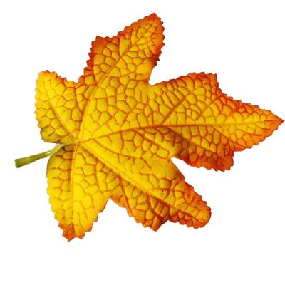 China Fashional Artificial Flowers Wholesale Artificial Maple Leaves Fall Silk Realistic Looking Autumn Leaf Garland For Halloween Decor Party Festival Maple Leaf for sale