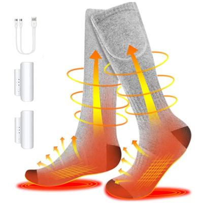 China Winter Warmer Rechargeable Battery Breathable Unisex Outdoor Skiing Passionate Socks for sale