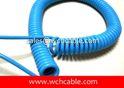 China China Made UL Verified TPU Flexible Spiral Cable By High Purity Copper Conductor for sale