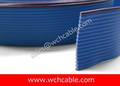 China Halogen Free XLPE Flat Ribbon Cable UL4478 #28AWG 64Pins 1.27mm Pitch VW-1 for sale