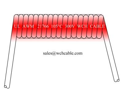 China UL21766 Electric Equipment Extendable Curly Cable for sale