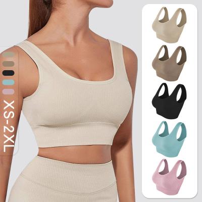 China New 32 36 42 size yoga bra high impact sports bra plus cup shockproof comfortable wireless fast drying QUICK DRY big bra for sale