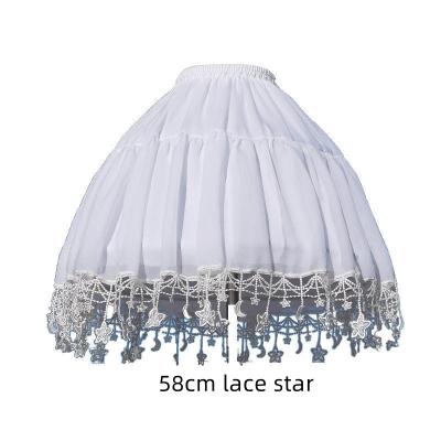 China Breathable Mid Length Herringbone Petticoat Adjustable Lolita Tutu Bridesmaids Skirt Underskirt Petticoat for sale