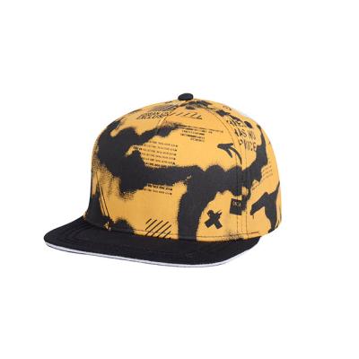 China RASTA Yellow Raincoat Waterproof Logo Snapback Hat Custom Design Your Logo Snapback Hat for sale