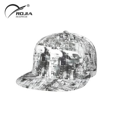 China Full Waterproof Snapback Blank Sublimation Waterproof Luxury Printed Hats for sale