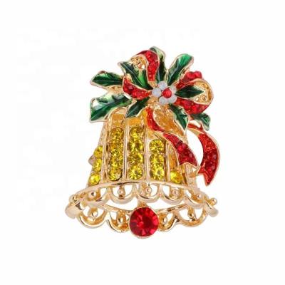 China Wholesale Christmas Tree Shape Brooch Pin Holiday Party Decoration Gift Crafts from China for sale