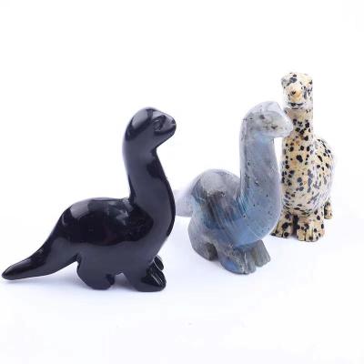 China Dong Hai Wholesale Natural Gem Carving Palm Healing Stones For 3 Inch Animal Dinosaur Carved Handwork Ornaments for sale