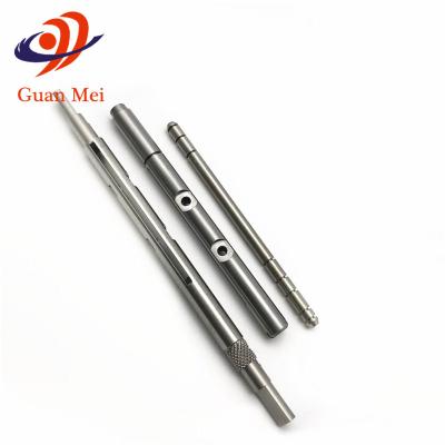 China Electronics OEM Stainless Steel Straight Hollow Long Spline Shaft for sale