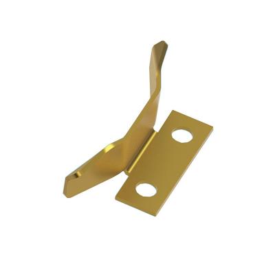 China Aluminum Shims Electrical Contact Plated Metal Parts Brass Precision Stamping Gold Plated Spacer for sale