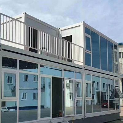 China Steel Structure Quality Cost Prefab Small House Building Complete Container Sets Modern Smart Prefab Modular Rapid Concrete House Rooms for sale