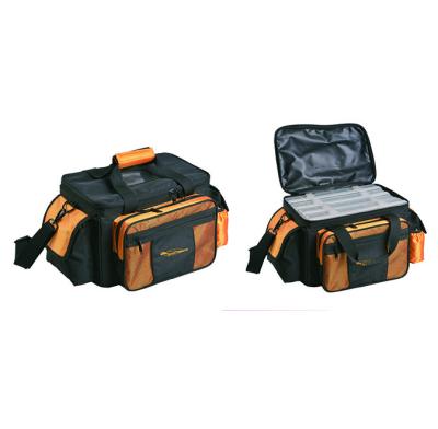 China UNIVERSAL fishing tackle bag with plastic boxes for sale