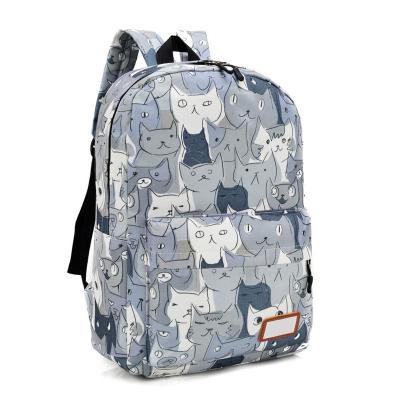 China Wholesale Polyester School Backpack, Customer Logo Backpack for sale