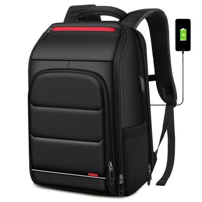 China With USB Anti Theft Laptop Backpack With Left USB Men Business Travel Filling Traveling Usb Charging Waterproof Bag for sale