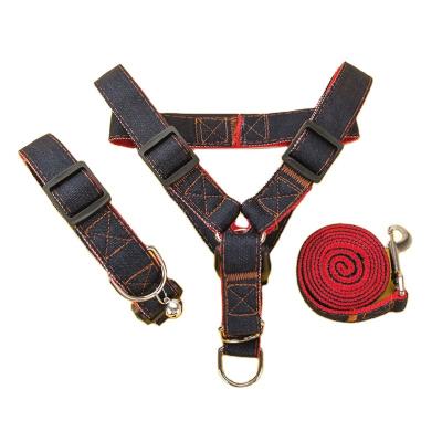 China 2022 DETACHED Hot Selling Waterproof Dog Leash Dog Harness Set Wholesale Adjustable Durable for sale