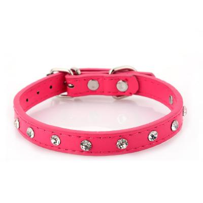 China New Style Fashion Personalized Adjustable Dog Collars Leather Trim Dog Collars Pet Collars for sale