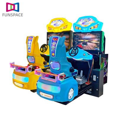 China Game City Mall Playground Supporting Online Competition Dynamic Effect Indoor Car Racing Arcade Game Machine for sale