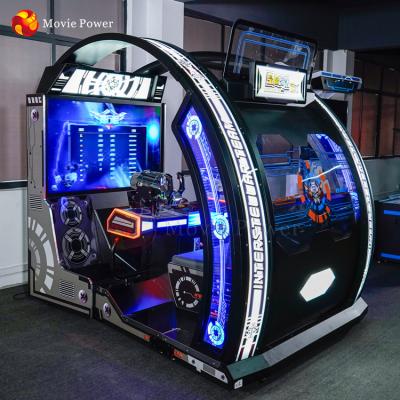 China New Luxury 2 Player 3D Screen Shooting Arcade Video Game Machine For Sale L190 * W230 * H217 Cm for sale