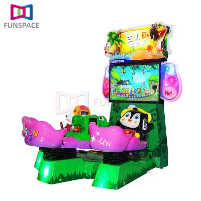 China Play City Mall Playground 2022 New Design Kids Machine 3 Seats Kiddie Ride Indoor Seesaw Games Machine For Mall for sale