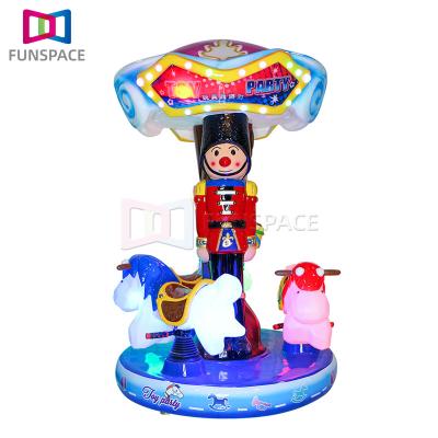 China Hot Attractive New Selling Playground City Mall Amusement Park Flash Game Musical Children Rides Carousel With 3 Seats for sale