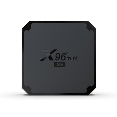 China Amlogic S905W4 Quad Dual WIFI Smart Media Player X96 Mini 5G Android 9.0 TV Set Top Box Wholesale X96 Mini 5G Core 2.5G+5G for sale