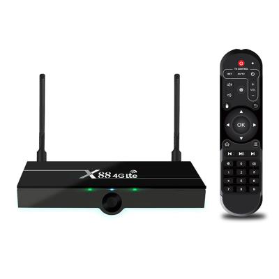 China 4G Wholesale model fully loaded X88 4G lte box 4G android internet settopbox for watching TV for sale